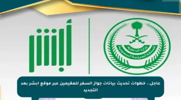 عاجل.. خطوات تحديث بيانات جواز السفر للمقيمين عبر موقع أبشر بعد التجديد